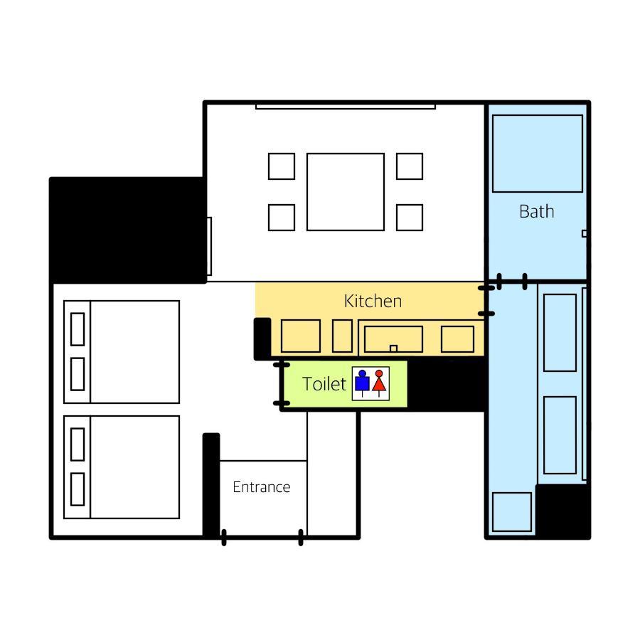 Aparthotel Grand Base Haruyoshi Fukuoka  Exteriér fotografie