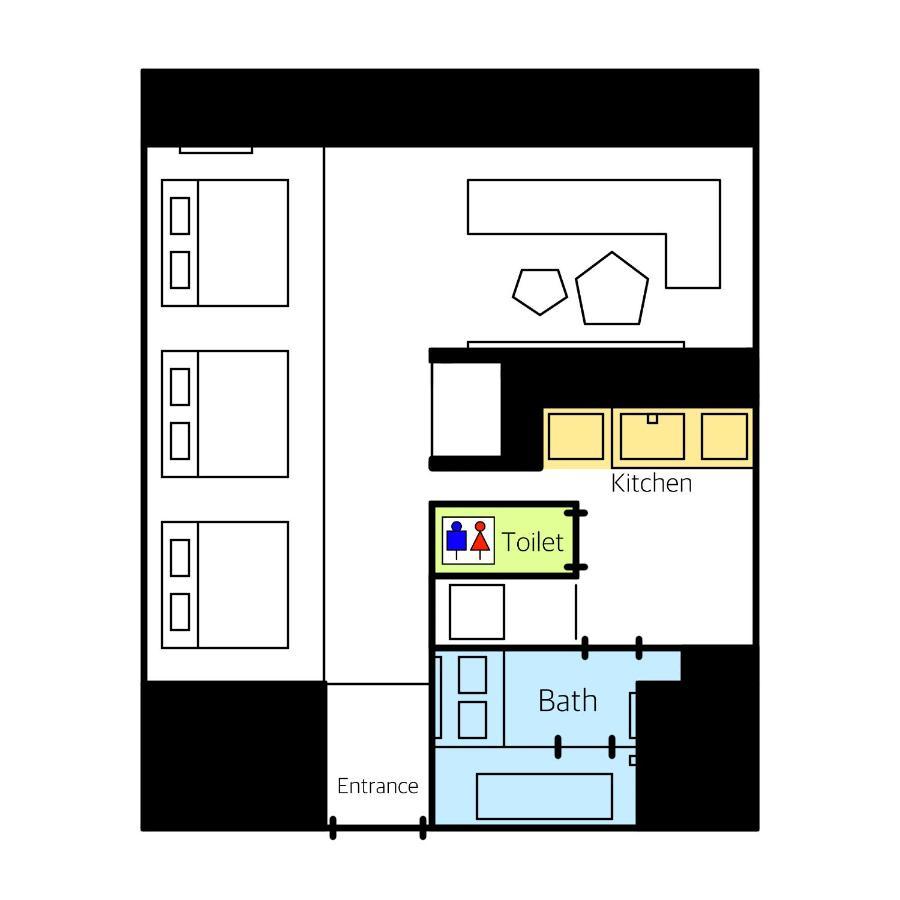 Aparthotel Grand Base Haruyoshi Fukuoka  Exteriér fotografie